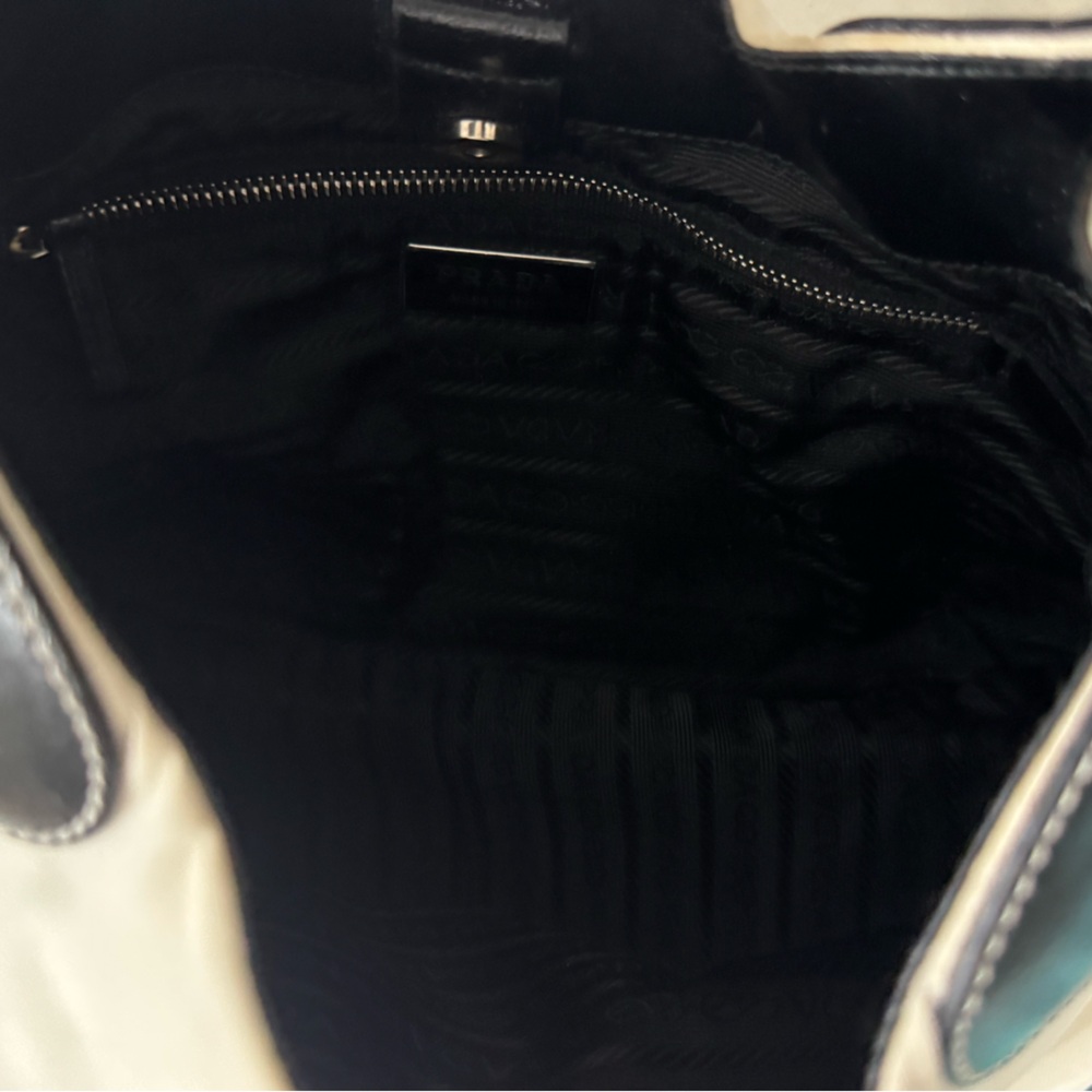 Prada Cream and Black Shoulder Bag - Picture 14 of 14